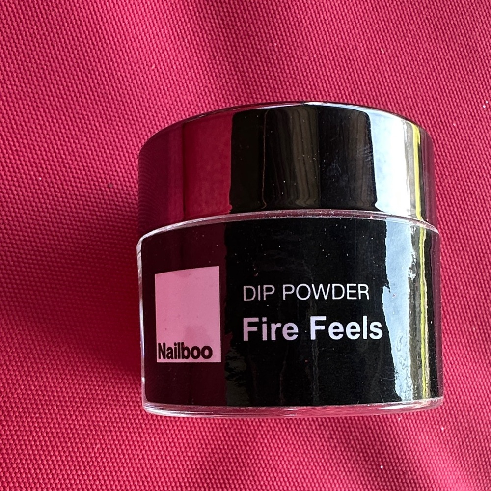 Nailboo Fire Feels Dip Powder - Red Glitter